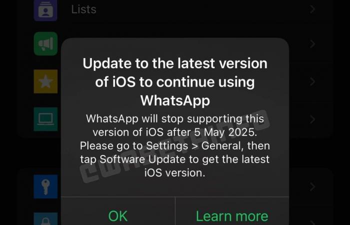 WhatsApp will stop working on many iPhones in a few weeks, but there is a technique to continue using it