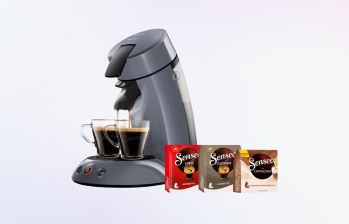 Electro Dépôt hits hard: 88 pods offered with this Senseo coffee maker at an unprecedented price