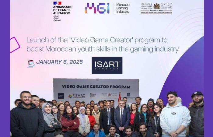 Video Game Creator, training to reveal 40 Moroccan talents