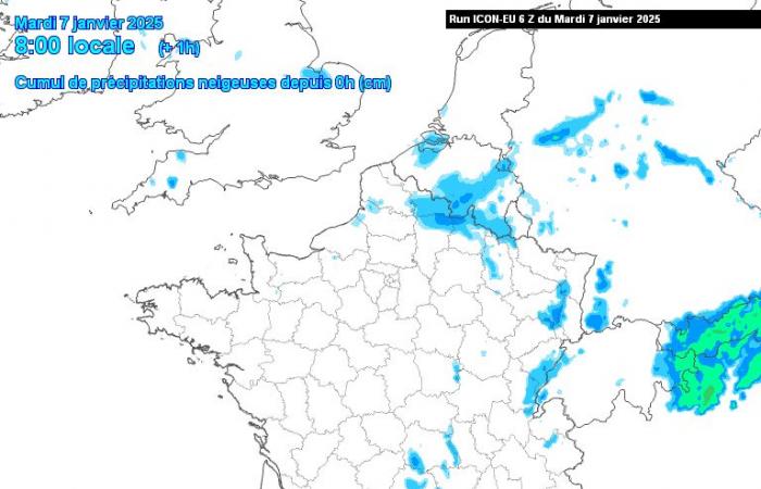 “up to 10 cm expected locally” in France this week, here’s what to expect