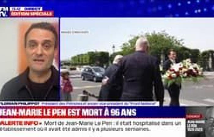 the words of Jean-Marie Le Pen during one of his last interviews on BFMTV and RMC