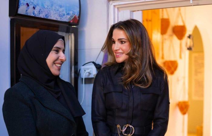 Queen Rania meets young entrepreneurs from Jerash governorate