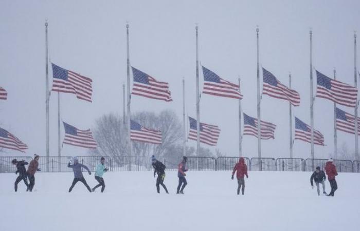 Washington under the snow, -18°C… Photos of the winter storm in the United States