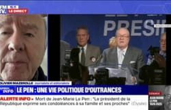 “The death of an individual like Jean-Marie Le Pen does not erase the racist, anti-Semitic and negationist comments he made during his lifetime,” says Ian Brossat (PCF)