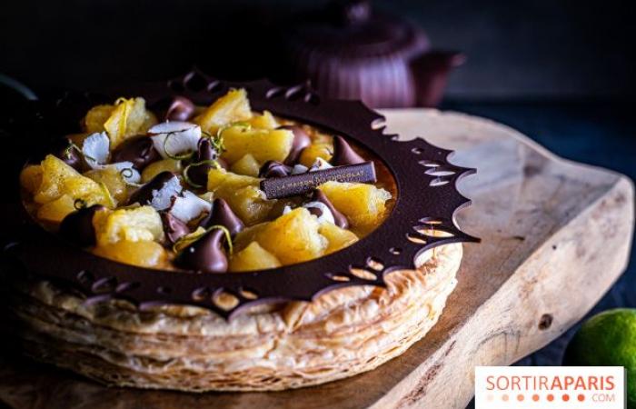 The astonishing Galette des Rois from La Maison Du Chocolat 2025: Royal Pineapple