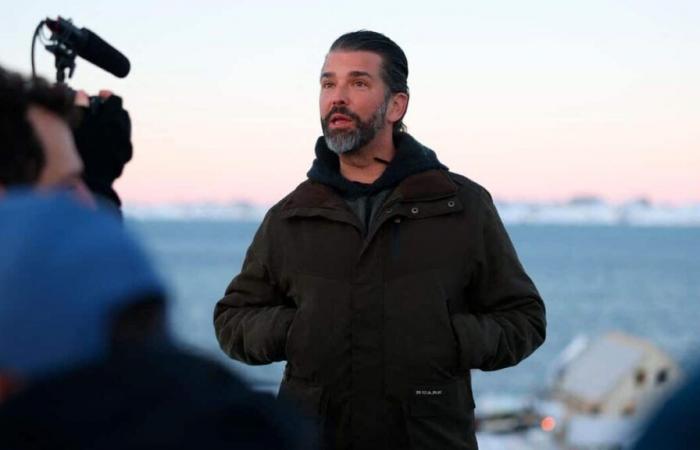 Donald Trump Jr begins his private visit to Greenland