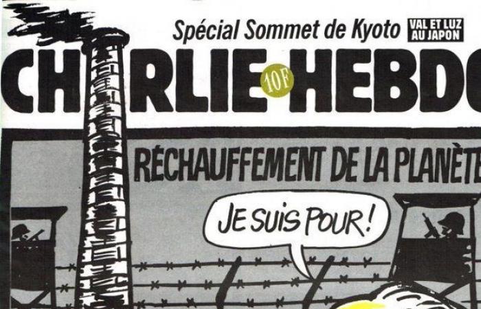 the founder of the National Front seen in ten drawings from “Charlie Hebdo”