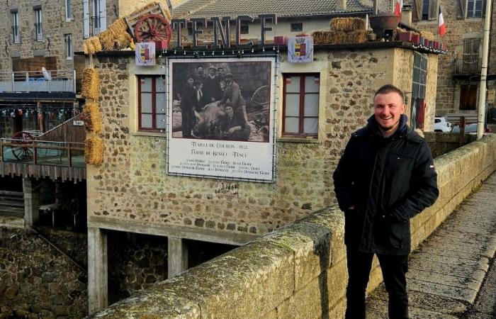 Tence: a seasonal photo hung on the wall of Ludovic Faurie’s workshop