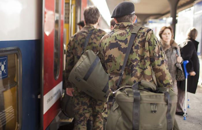 End of exit uniform for all Swiss army recruits