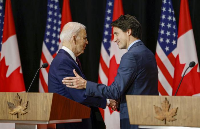 Joe Biden pays tribute to his “friend” Justin Trudeau after his resignation