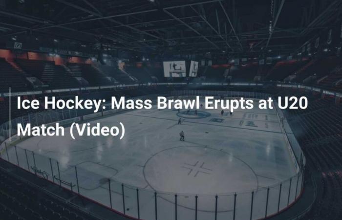 Ice Hockey: A General Brawl Breaks Out During a U20 Match (Video)