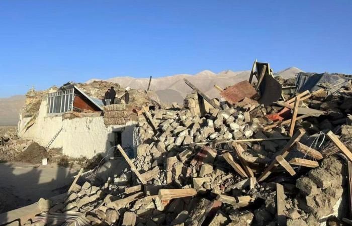 In Tibet, a powerful earthquake kills at least fifty-three people