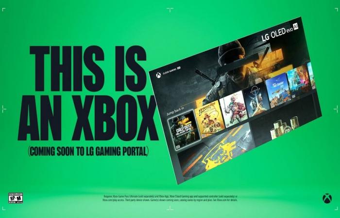 the Xbox application arrives on LG TVs, no more need for a console in your living room