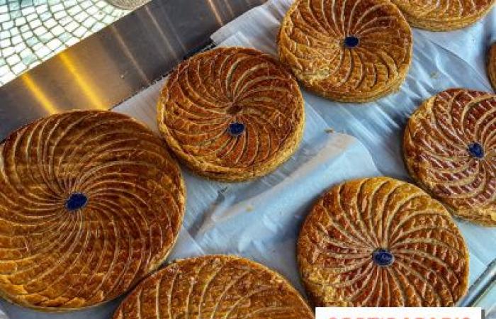 Traditional Galette des Rois from Stohrer 2025, the essential frangipane galette