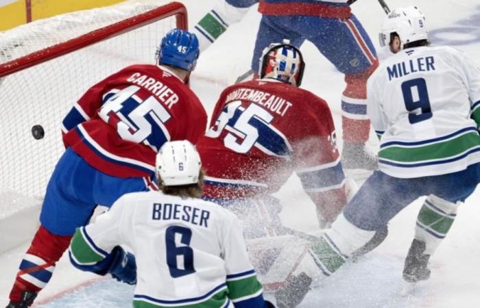 On his return to the Bell Centre, the Canadian won 5-4 in overtime against the Canucks