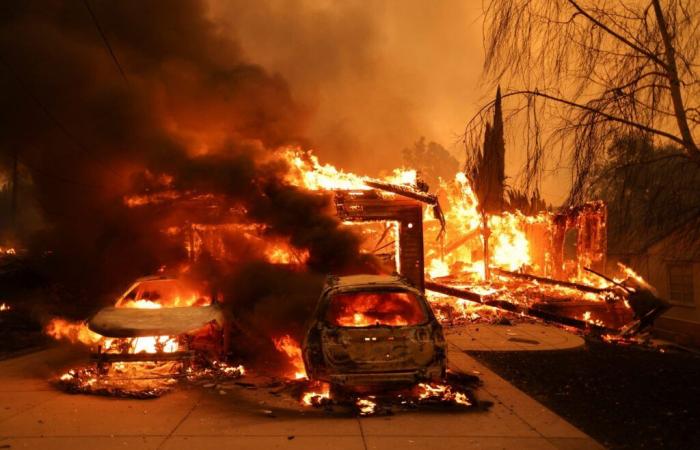 Wildfires ravage Los Angeles: devastation, celebrity evacuations and $57 billion in damages.