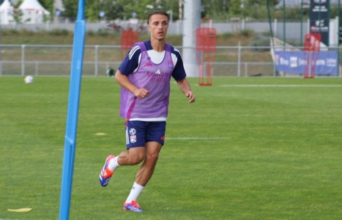 Caqueret returned to collective training