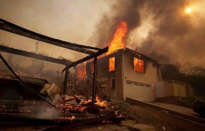 Fire in California: “When I was flying, I saw houses and cars on fire”