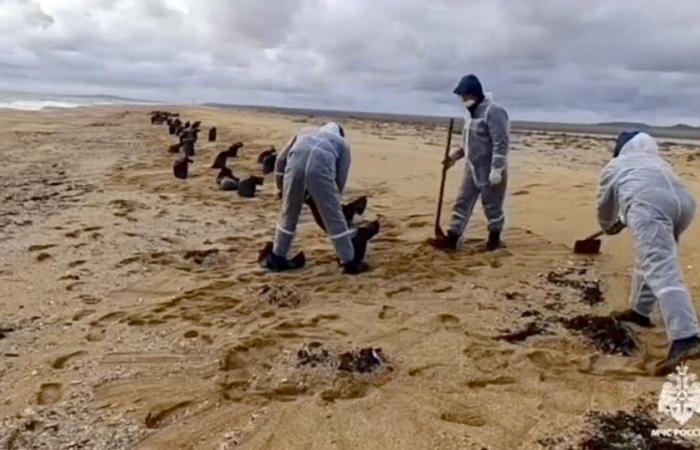 Ukraine/Russia. A feared oil spill on the coasts of annexed Crimea