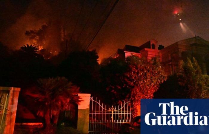 Los Angeles wildfires spread to hills above Hollywood Boulevard | Los Angeles