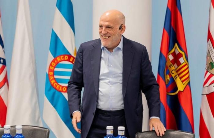 Tebas criticizes the CSD’s extreme caution and points out the “complicit silence” of Real Madrid: “Where is RMTV now?”