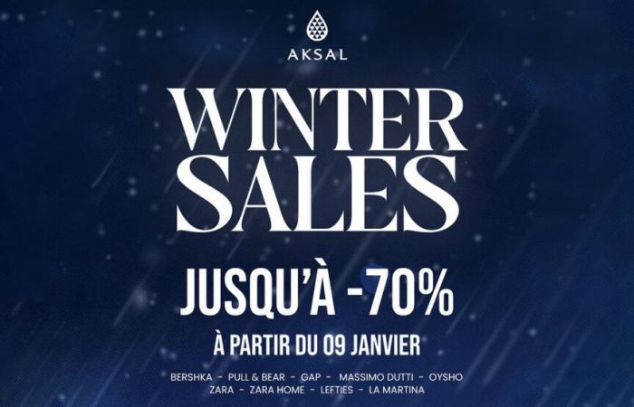 Winter Sales start at Aksal at Morocco Mall