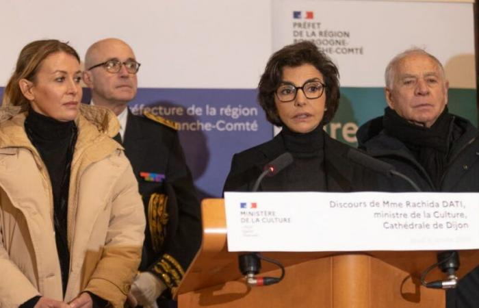 the spire of Saint-Bénigne Cathedral will be restored, announces Rachida Dati