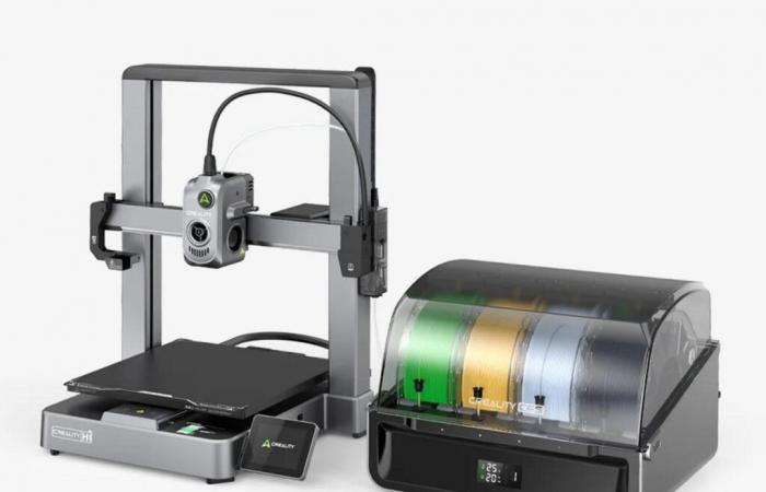 Creality Hi Combo: The new multicolor 3D printer supports up to 16 filaments