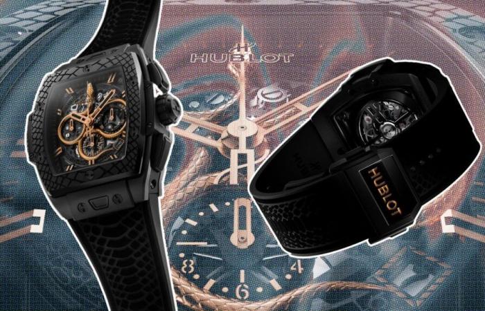 The new Hublot luxury watch at 36,500 euros celebrates the Chinese New Year with a sacred gold snake