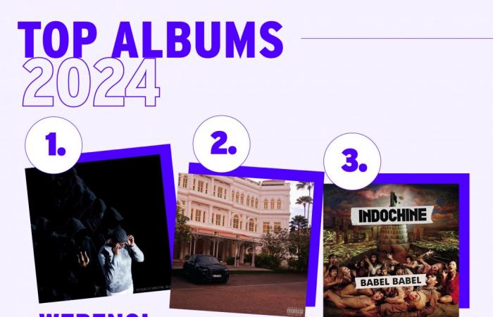 THE OFFICIAL RANKING OF ALBUM SALES IN FRANCE AND MUSICAL TRENDS FOR THE YEAR 2024