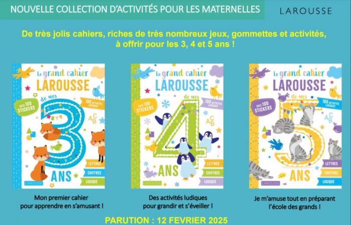 Larousse launches a collection of activity books for toddlers