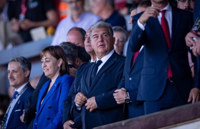 The Joan Laporta circus in the official stand – Spanish Super Cup – Semi-finals – Athletic-Barcelona (0-2)