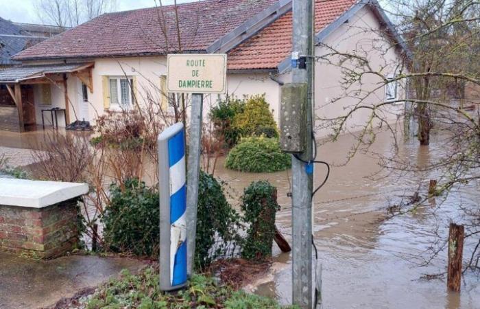 Impressive images of the Epte flood in the countryside around Gournay-en-Bray