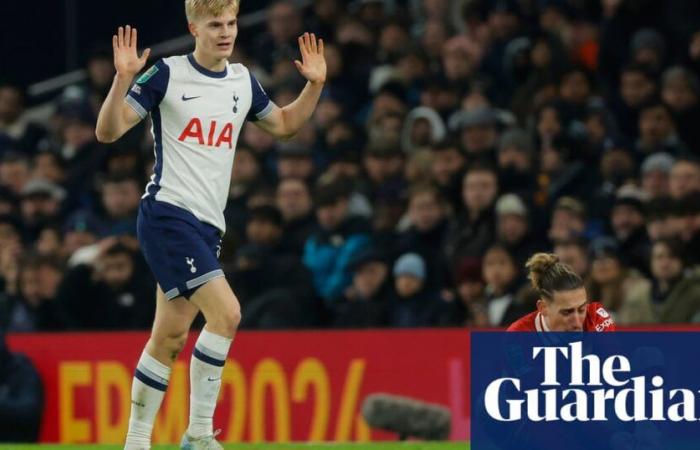 Slot and Van Dijk criticise decision not to send off Bergvall before Spurs winner | Liverpool