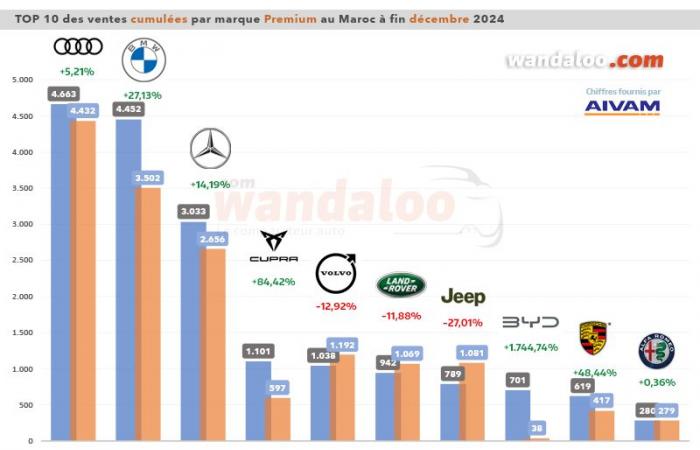 Sales in the Moroccan new market increase by +29.14% in December 2024