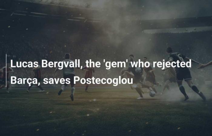 Lucas Bergvall, the ‘gem’ who rejected Barça, saves Postecoglou