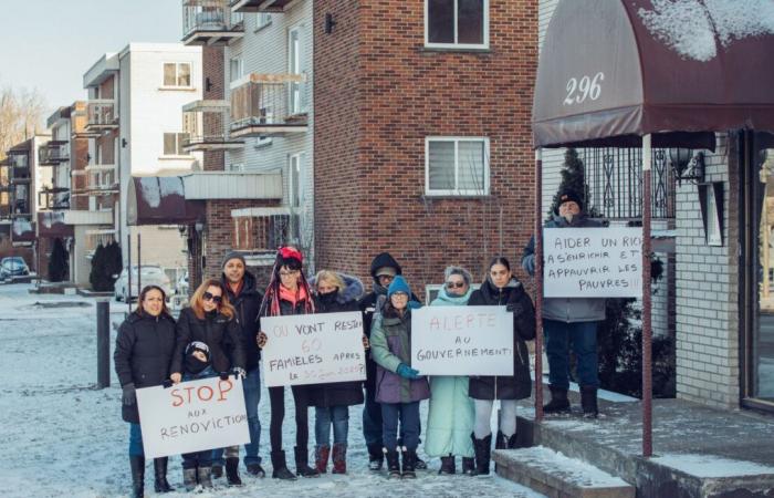 Tenants evicted to allow the demolition of their homes in Laval