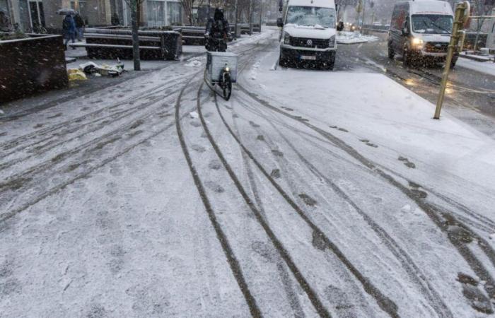 snow causes mayhem in Belgium, further falls expected this afternoon