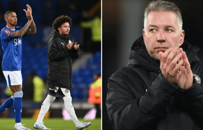 Darren Ferguson slammed for leaving Ashley Young’s son on bench and denying moment of history against Everton | Football