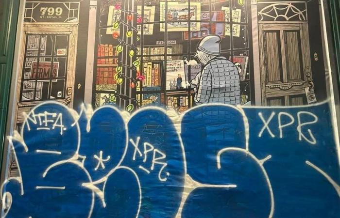 Mural by Michel Rabagliati vandalized | A new illustration of the gap between muralists and graffiti artists