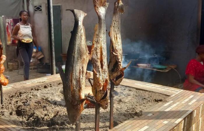 In Bangui, makeshift restaurants are sources of illness due to the dry season