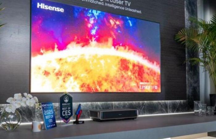 Hisense brings together two major innovations in its new L9Q ultra-short throw projector