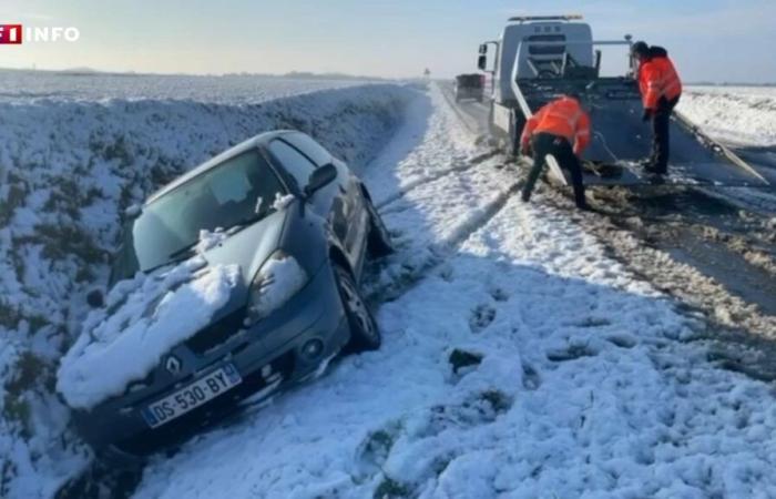 Snow in the Nord and Pas-de-Calais: traffic very complicated, thousands of residents deprived of electricity