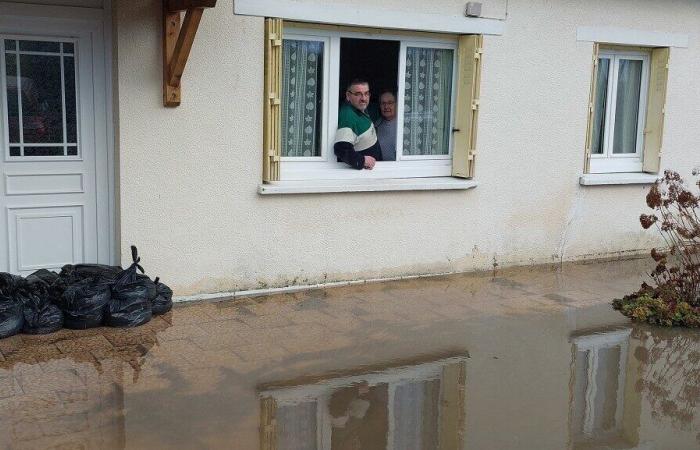 Impressive images of the Epte flood in the countryside around Gournay-en-Bray