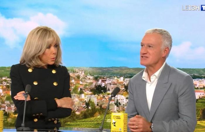 Brigitte Macron sings the praises of Didier Deschamps, he is in her little shoes