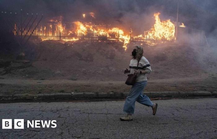 How wildfires tore through Los Angeles