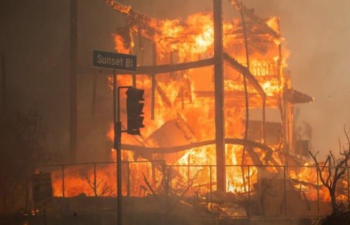 Nearly 2,000 L.A. structures burned by out-of-control wildfires