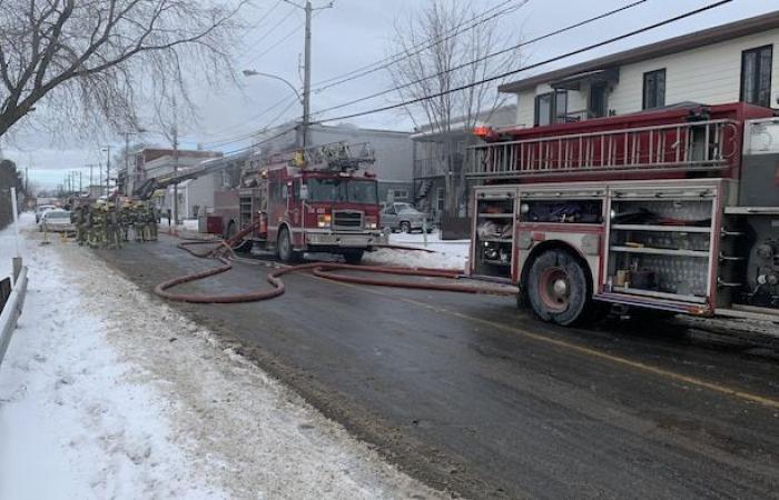 Fire in an apartment building in Trois-Rivières