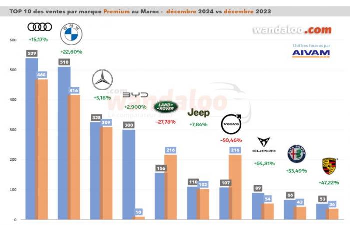 Sales in the Moroccan new market increase by +29.14% in December 2024