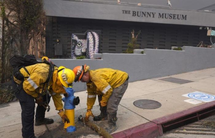 Fire hydrants ran dry in Southern California just when they were needed most